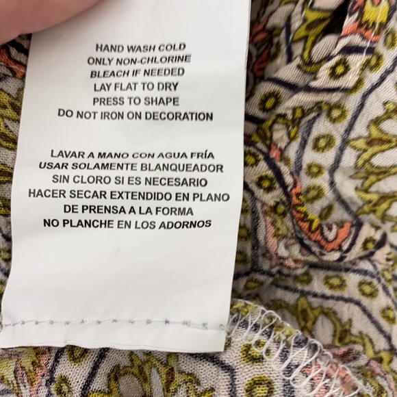 C+J Collection Strappy Embroidered Top - Picture 11 of 11